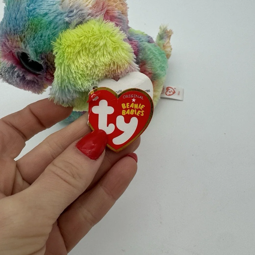 Ty Beanie Babies Max The Dog Colorful Autism Awareness Plush‎ 2012 MWMT